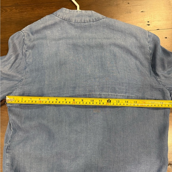 NWT DEX moto style light jacket blue wash size L - Picture 5 of 5